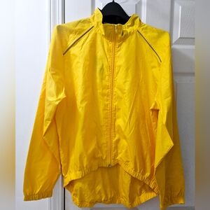 Bright Yellow Windbreaker Jacket